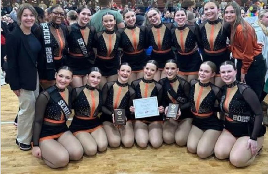 For the second year in a row, the Dance Team competed at the State meet.