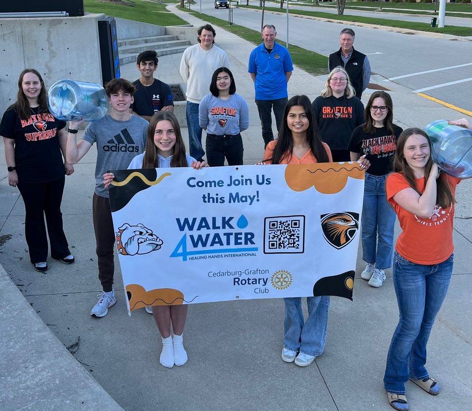 Cedarburg and Grafton students partner with Rotary Club to combat global water crisis