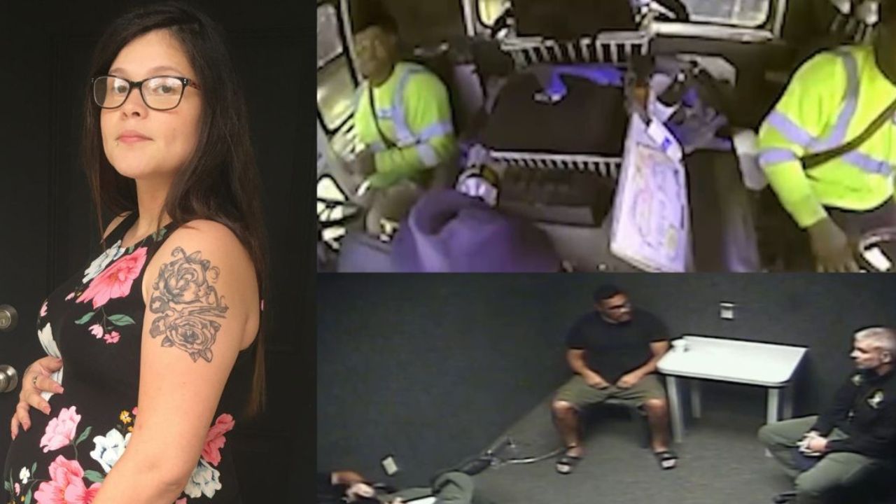 Hidden Cameras Inside Garbage Truck Captured Chilling Murder Plot Against Pregnant Woman Before Her Deat