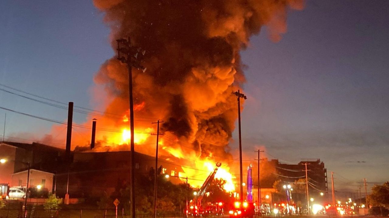 Massive Six-Alarm Fire Tears Through Pennsylvania Building, Forcing Families to Flee