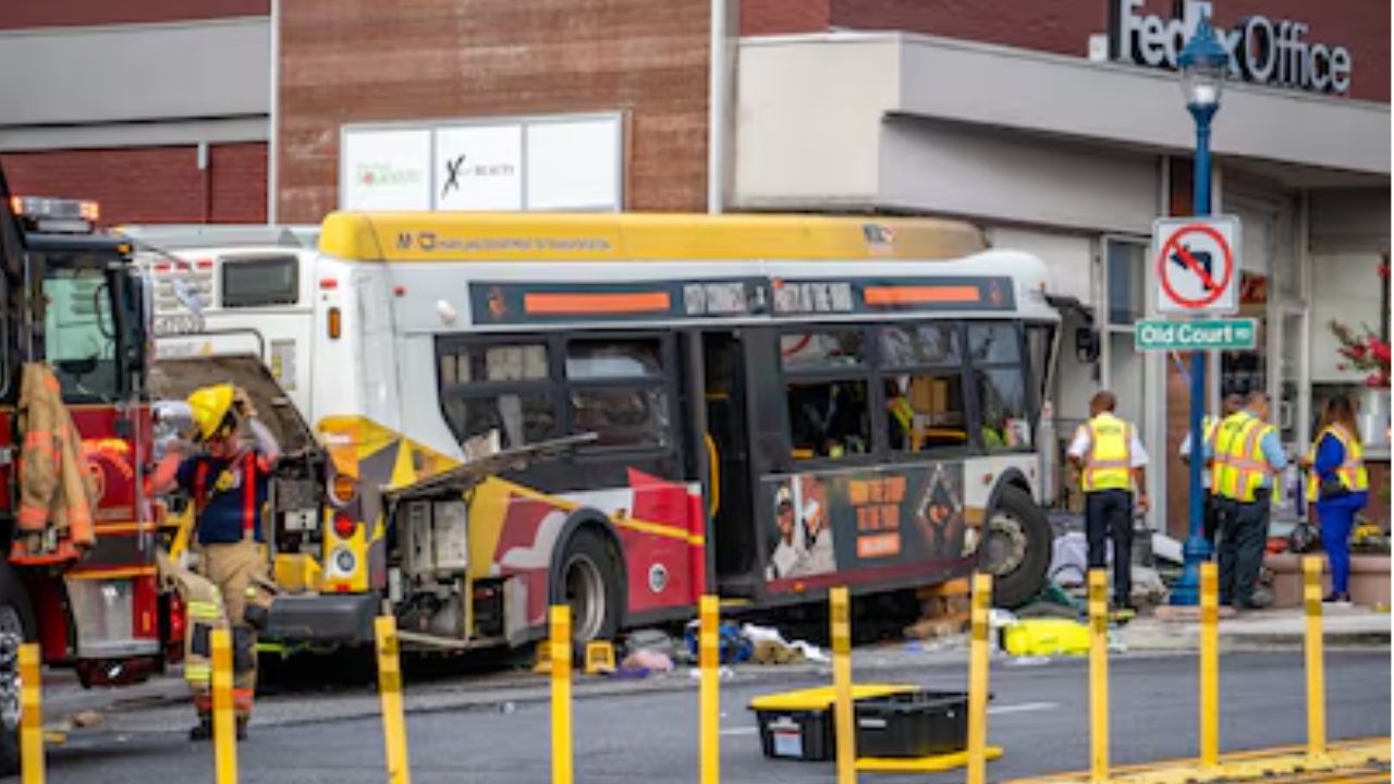 Over 30 Injured After Maryland Transit Bus Crashes Into Cars and Building Near Baltimore