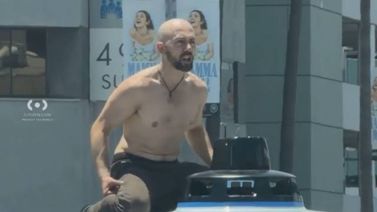 Shirtless Man Arrested After Vandalizing Waymo Self-Driving Car in East Hollywood
