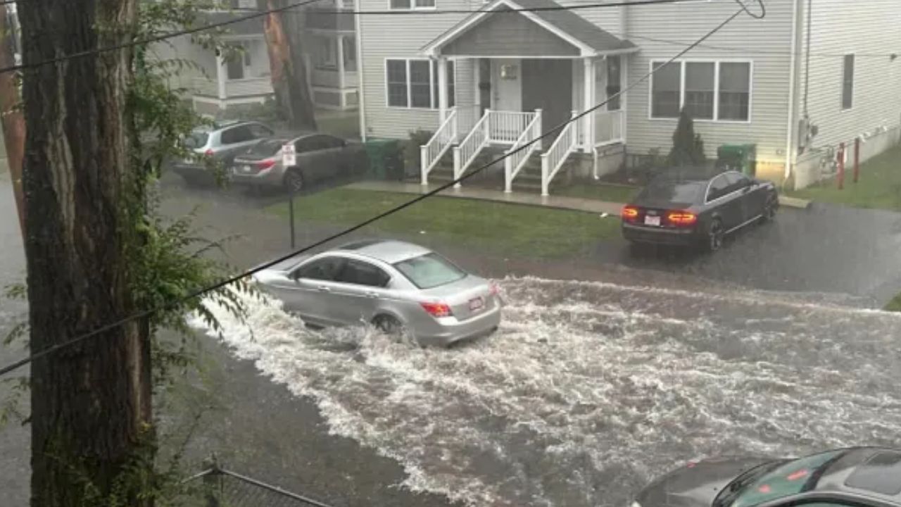 Flash Flood Warnings Issued as Powerful Storms Dump Heavy Rain Across Massachusetts and New England