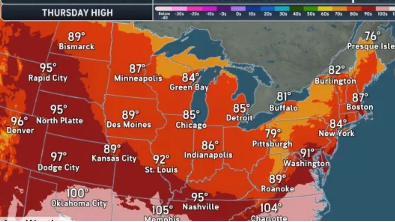 Heat Wave Hiatus Is Coming Midwest and Northeast Could See Fall-Like 70s, Chilly Nights and Torrential Downpours This Weekend