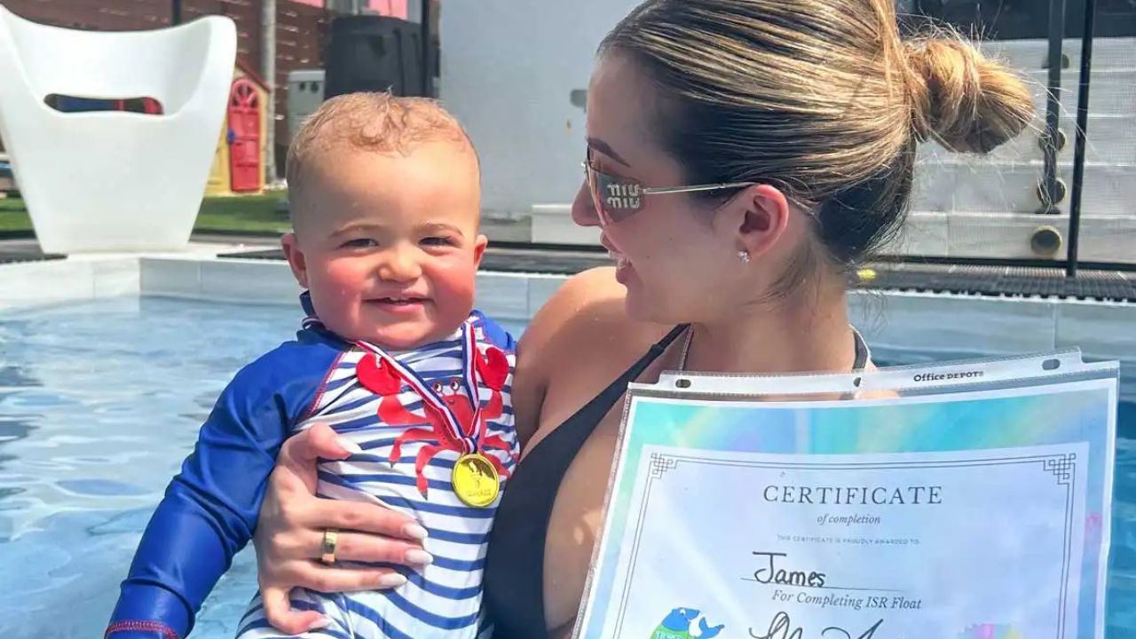 Mom Pushes Her 1-Year-Old Son Into a Pool in Viral Video But the Reason Behind His Calm Reaction Left Millions Speechless