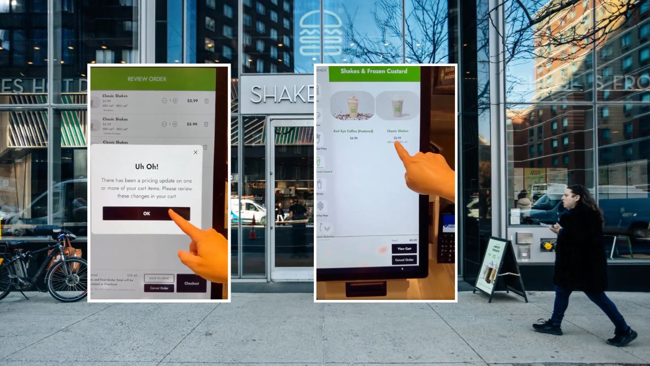 Shake Shack Customer Says Prices Went Up by 50 Cents Each After He Refused to Tip at Airport Kiosk