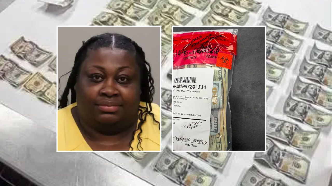 Woman Accused of Targeting Senior Citizen in Bank Scam Allegedly Had $3,200 Hidden Inside Her Body When She Arrived at Jail